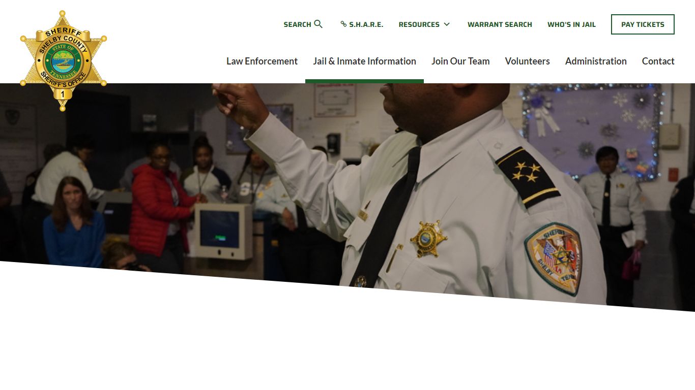 Find a Corrections Department | Shelby County Sheriff